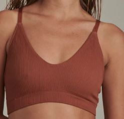 Ribbed Plunge Bralette 1415