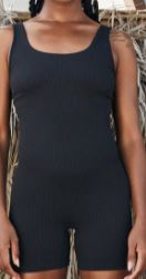 Ribbed Short Jumpsuit 1887